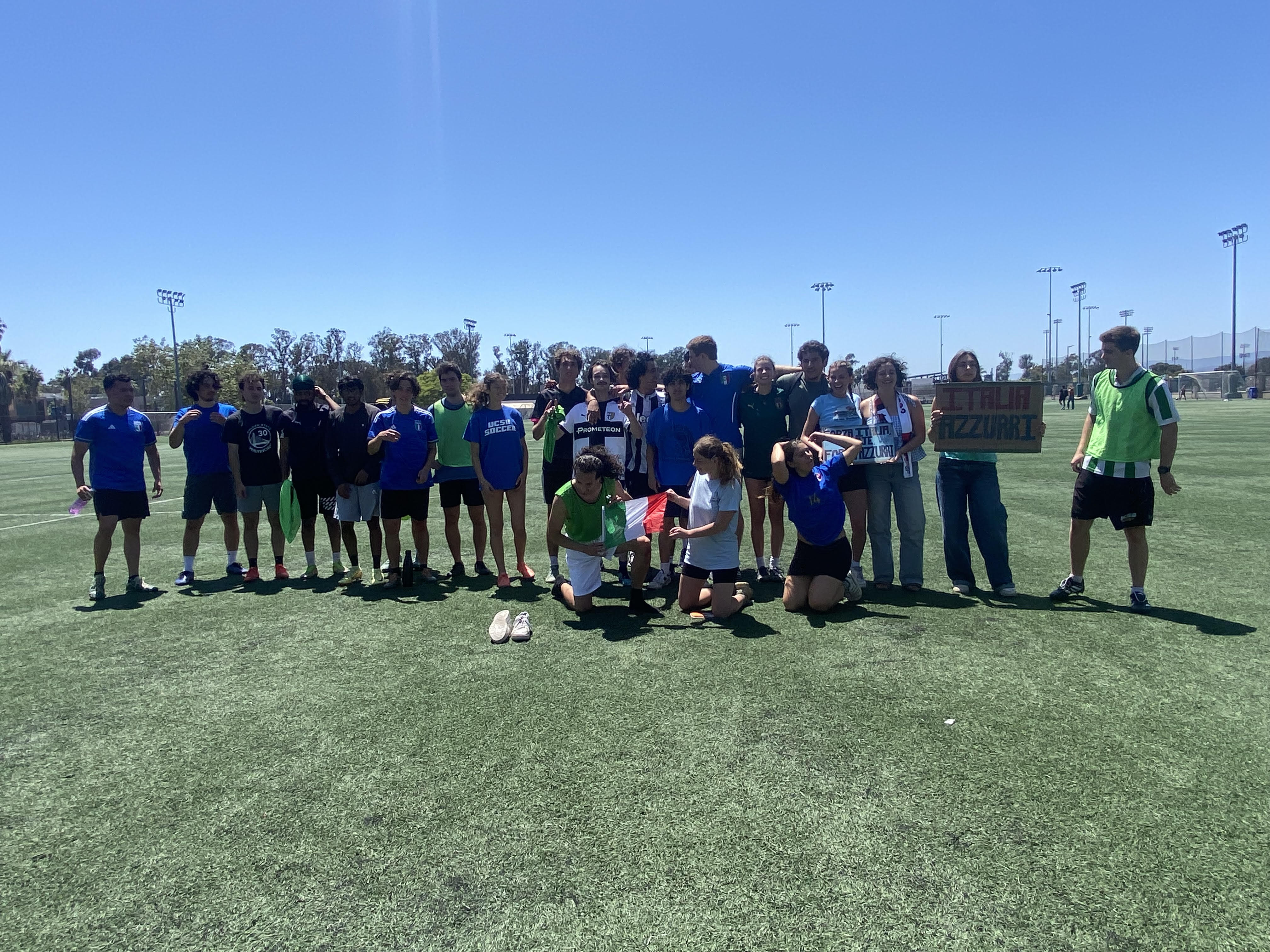 Annual Italian versus Germany Soccer Game