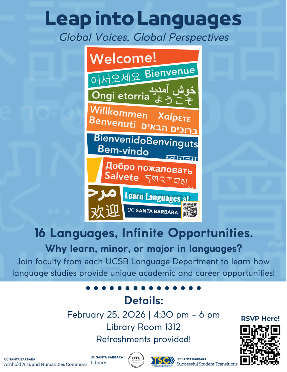 Leap into Languages Poster W26